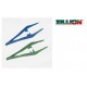 BV - Pinça dissecção não esterilizada, verde (Pack 50un)