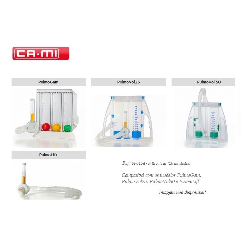 CA-MI - Filtro de ar espirómetros incentivo (10un)