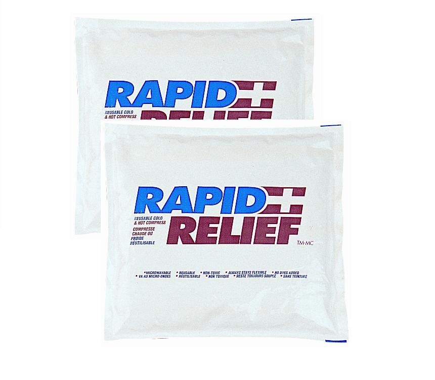 RAPID RELIEF - Compressa reutilizável quente/frio, 26x30cm