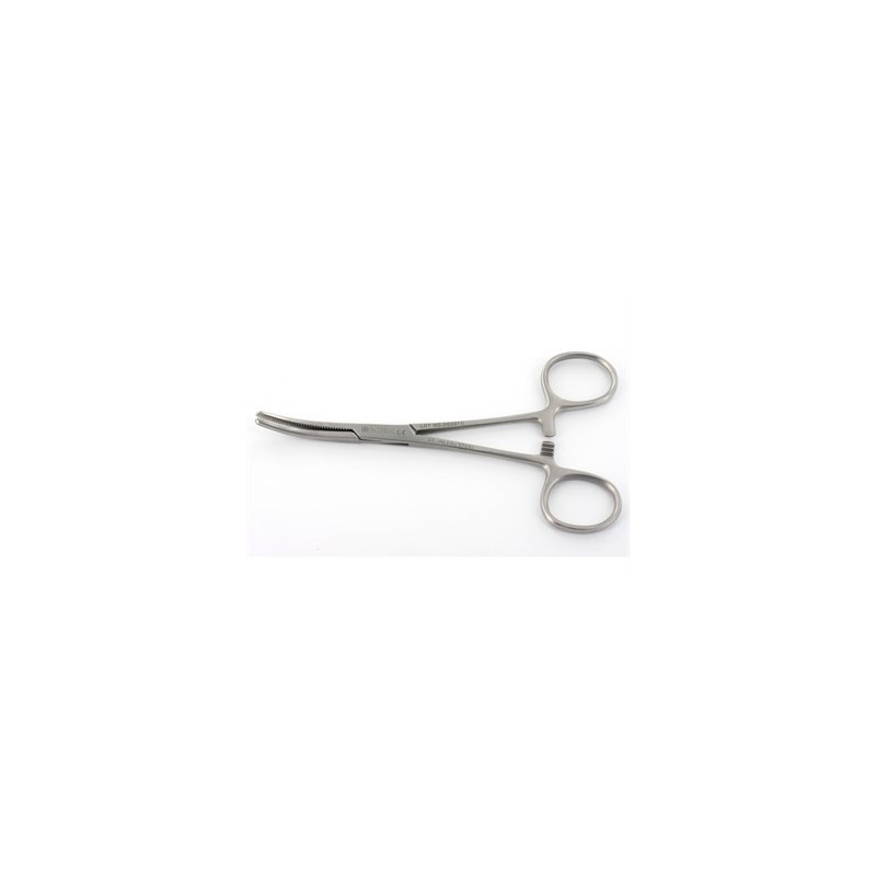 GM - Pinça Hemostática Klemmer, Curva, 20cm