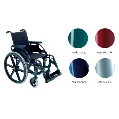 Breezy Premium - Cadeira rodas universal aço , P. MC, Ø600mm