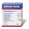 Cutimed Cavity  - Penso poliuretano para feridas cavitárias , 10x10cm (10un)