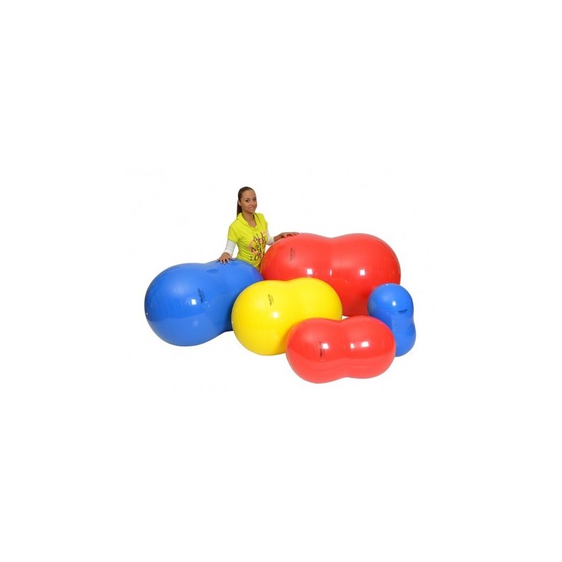 Physio Roll - Balão em forma cilíndrica, 55cm, amarelo
