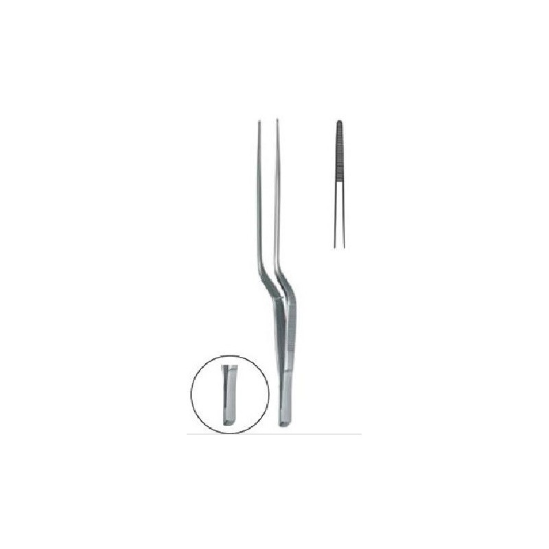 Taylor-Cushing - Pinça dissecção com curvatura, 18cm