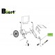 BIORT - Apoio pés completo, cinzento, Esq.º (n.º 10)