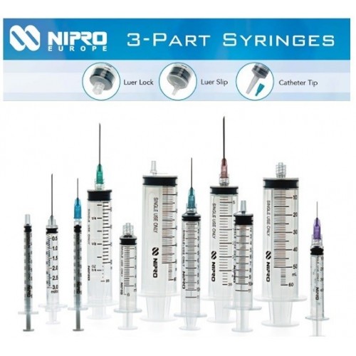 NIPRO- Seringa insulina, 25Gx5/8", 0.5x16mm (100)