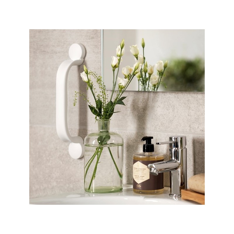 FLEX - Apoio multiusos WC, sistema parafuso, Branco, 60cm