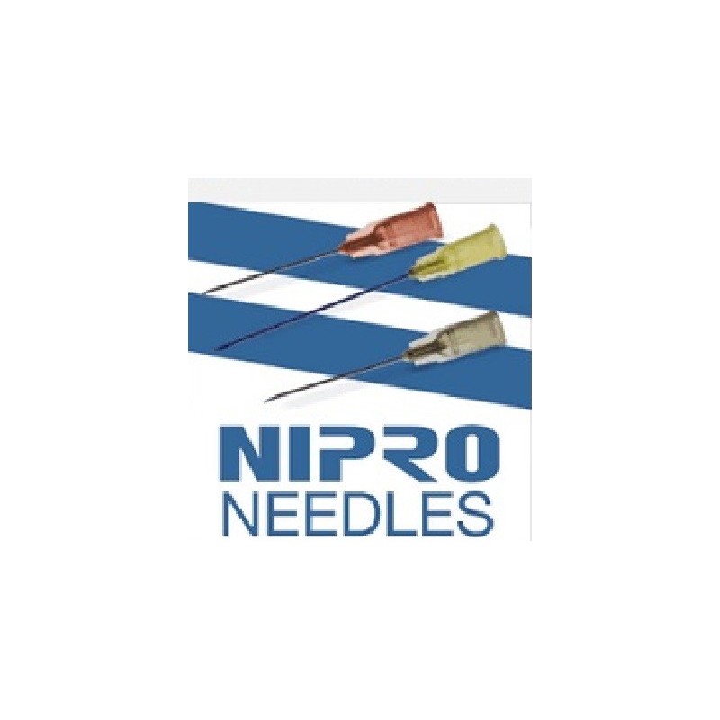 NIPRO- Agulha inj.intravenosa-azul 23Gx1", 0.6x25mm (100)