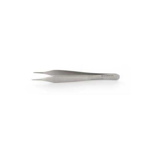 GM - Pinça Adson em aço inox dentada, 1x2, 12cm