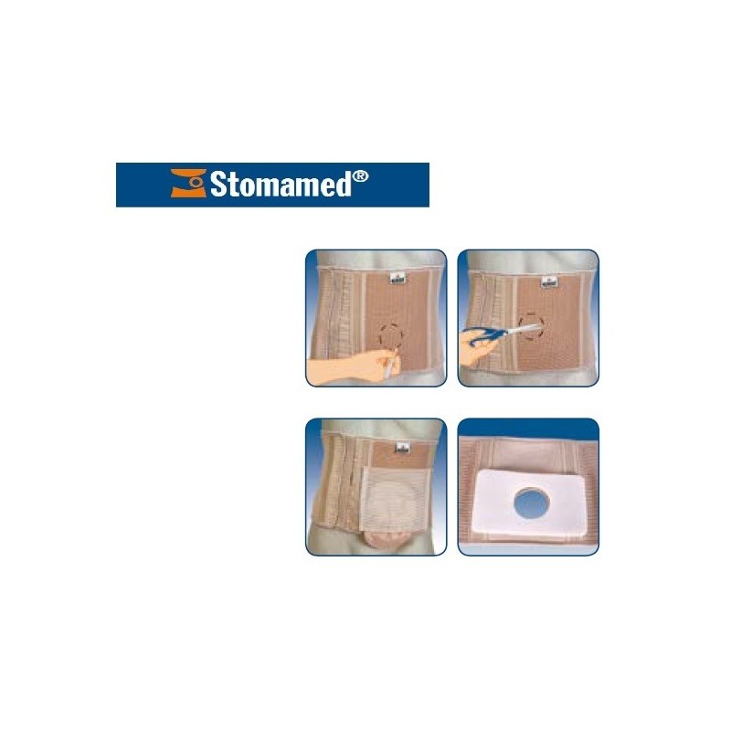 Stomamed® - Cinta colostomia sem orificio, Alt. 24cm