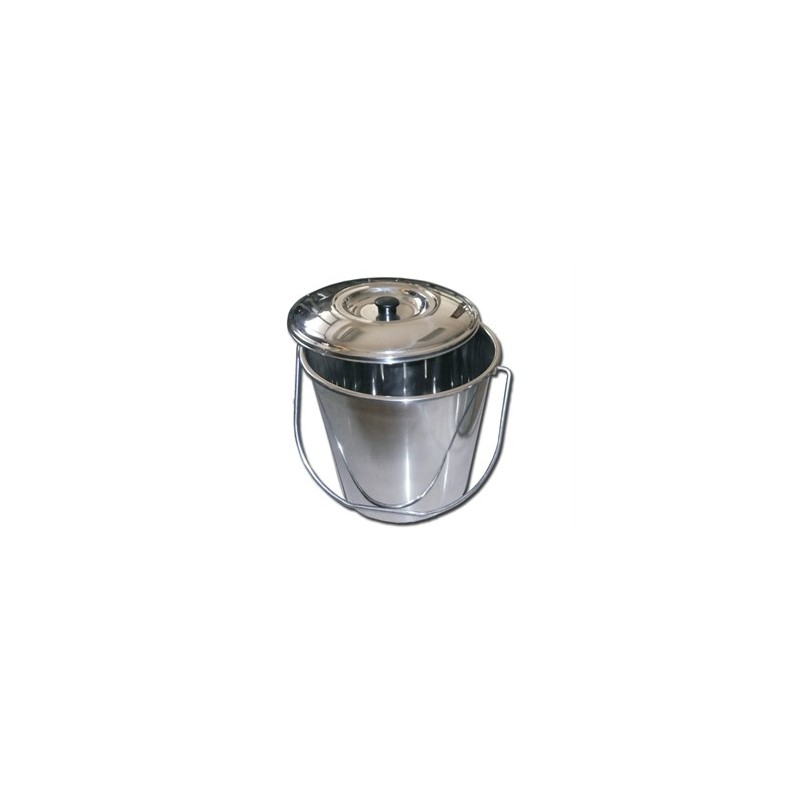 GM - Balde aço inox AISI304 com tampa, 12L