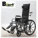 BIORT - Cadeira de rodas costa alta "Tipo Cama", P.P., T.46
