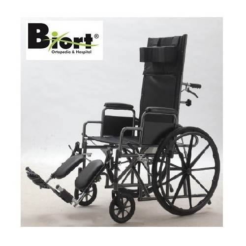BIORT - Cadeira de rodas costa alta "Tipo Cama", P.P., T.46