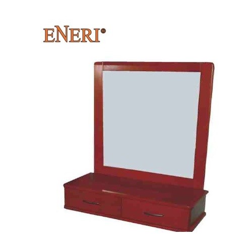 ENERI - Consola de fixação à parede, 2 gavetas e espelho