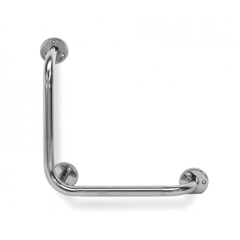 JM - Apoio de Banheira ou Chuveiro inox, 3 pateres