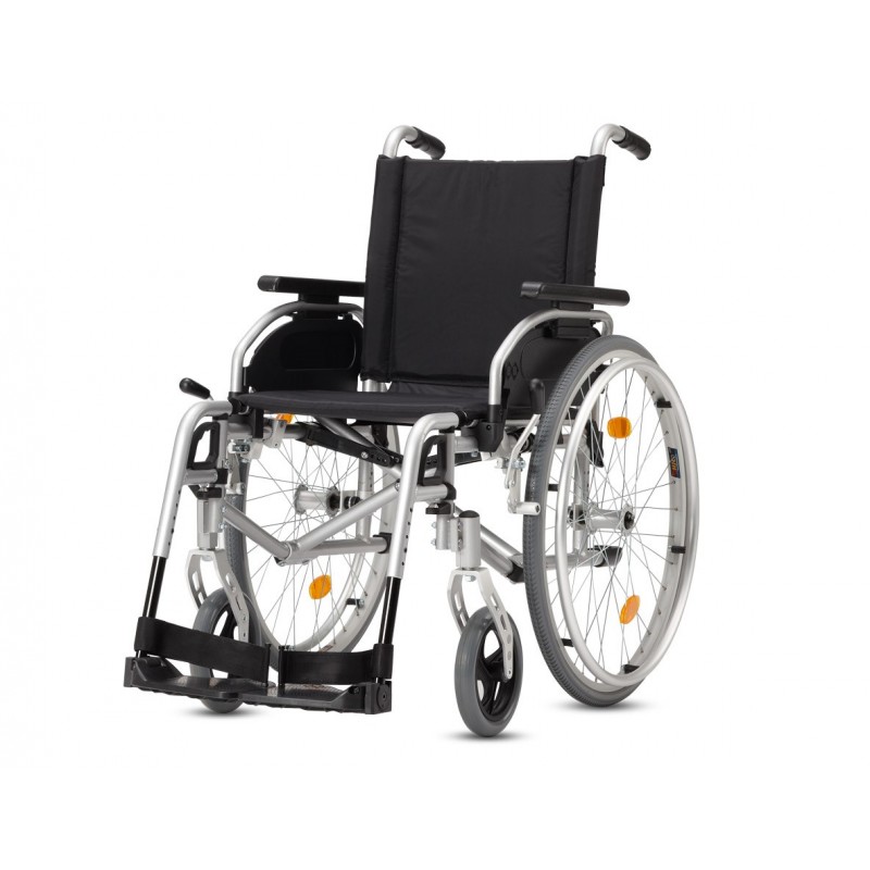 BB - Cadeira de rodas alumínio Pyro Star, roda PU ø600mm
