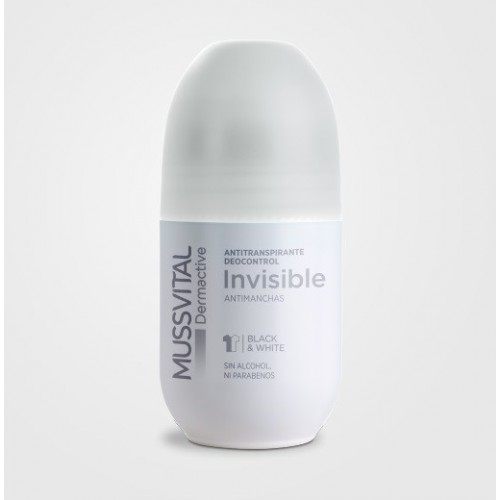 Mussvital - Desodorizante Roll On, 75ml, Invisible (Pack 2)