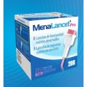 MenaLancet Pro - Lancetas segurança, 23G (200un)