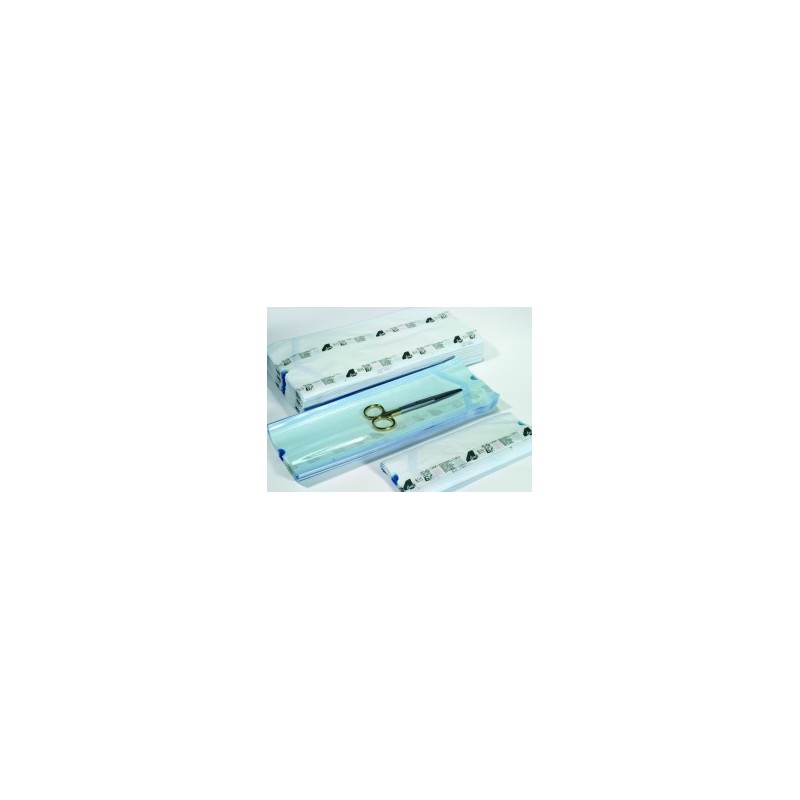 BV - Saco misto para esterilização sem fole, 100x300mm