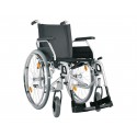 BB - Cadeira de rodas aço ECO300, roda ø600 maciça