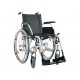 BB - Cadeira de rodas aço ECO300, roda ø600 maciça