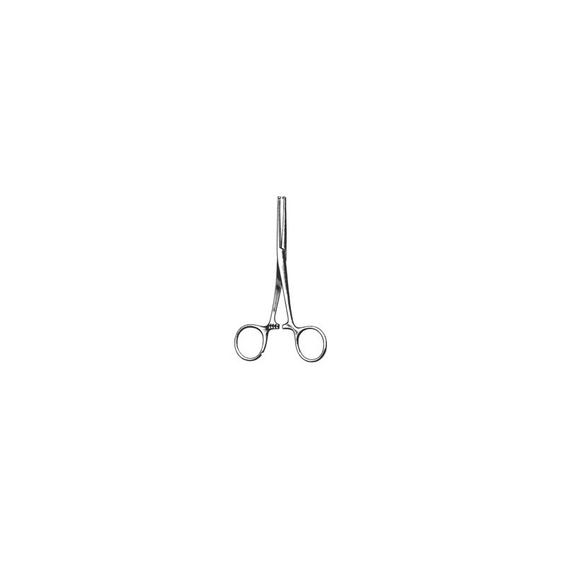 GM - Pinça recta Kocher aço inoxidável, 1x2 dentes, 14cm