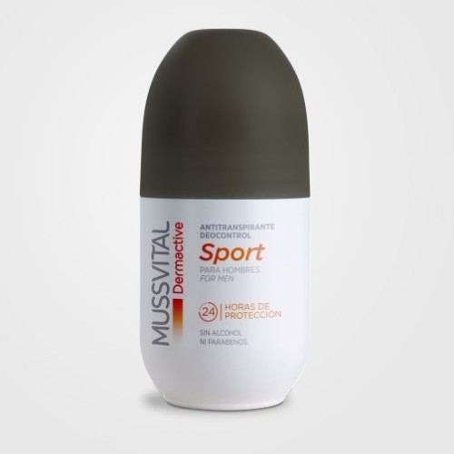 Mussvital - Desodorizante Roll On, 75ml, Sport (Pack 2)