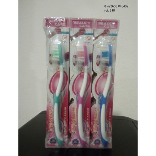 Beauty Care - Escova de dentes rigidez média, Mod. 6100