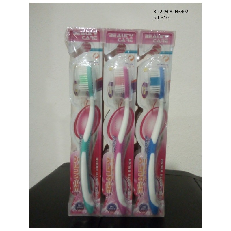 Beauty Care - Escova de dentes rigidez média, Mod. 6100