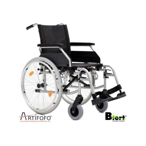 BIORT - Cadeira de rodas, P. Pneumático Ø600mm, assento 49cm
