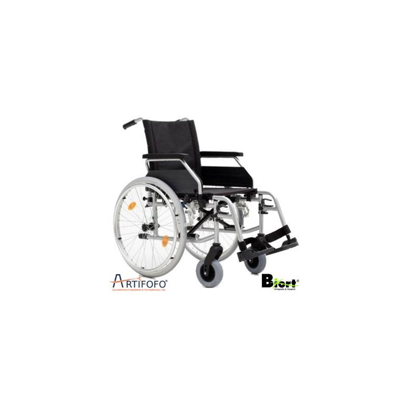 BIORT - Cadeira de rodas, P. Pneumático Ø600mm, assento 49cm