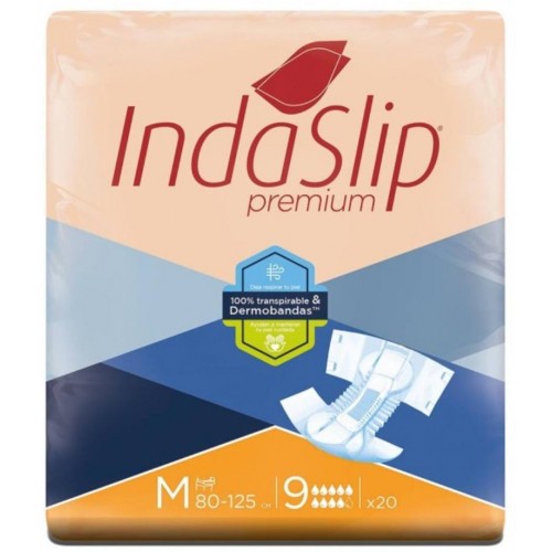 INDAS - Fralda de Adulto - Indaslip PremiumAir Soft M9 (20un)