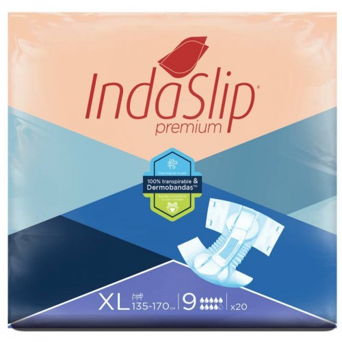 INDAS - Fralda de Adulto - Indaslip Premium Air Soft XL9 (20un)