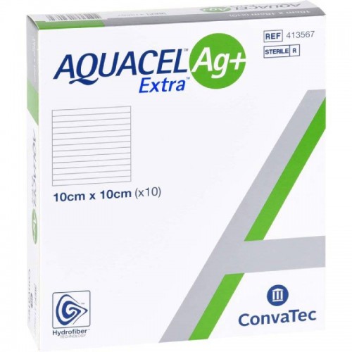 AQUACEL® Ag+ EXTRA™ - Penso Absorvente 10x10 (10un)