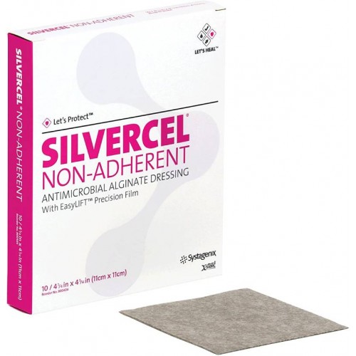 SILVERCEL NA Hidro-A - Penso prata não aderente, 11x11cm (10un)