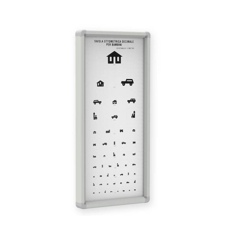 GM - Escala optométrica NÃO iluminada 3mt - Crianças