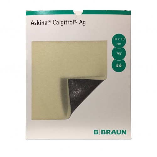 ASKINA CALGITROL AG - Penso com alginato prata, 10x10cm