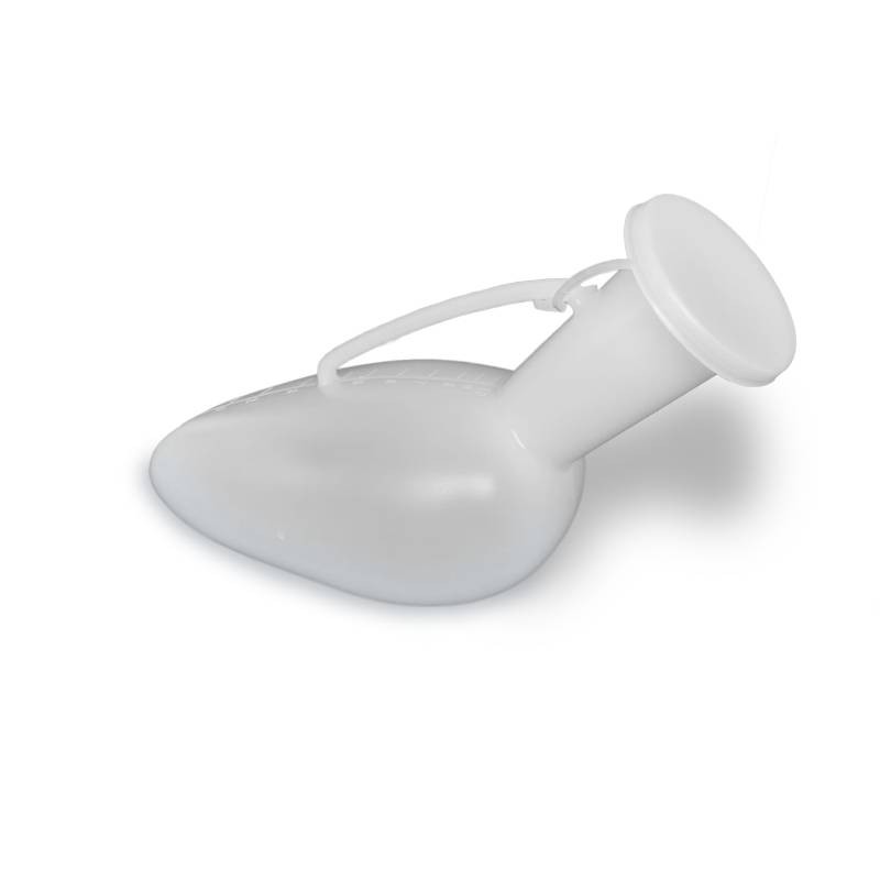 BIORT - Urinol masculino plástico branco, tampa e asa 1000ml