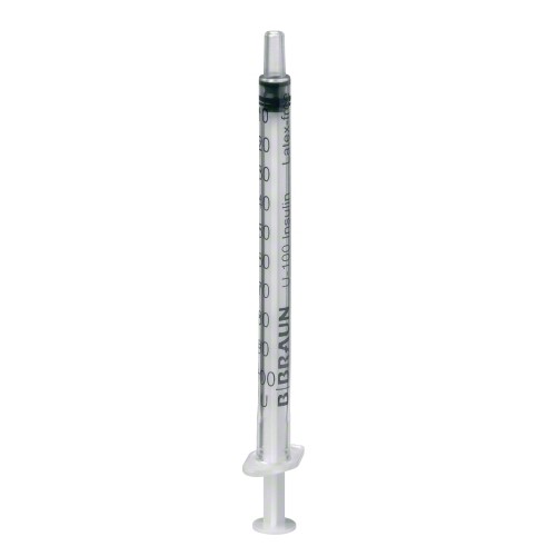 Braun - Seringa insulina sem agulha Omnifix, 1ml (100un)