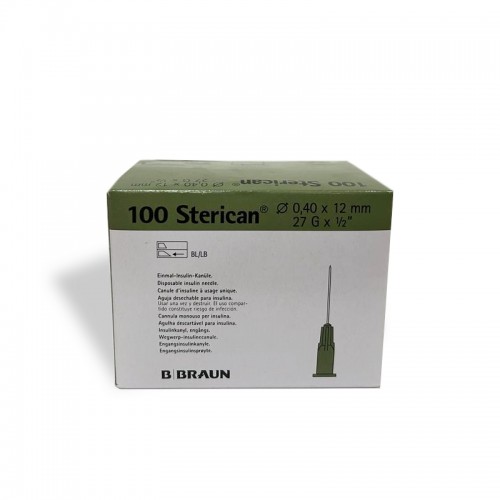 Sterican® - Agulha insulina, 27Gx½", 0,40x12mm (100un)