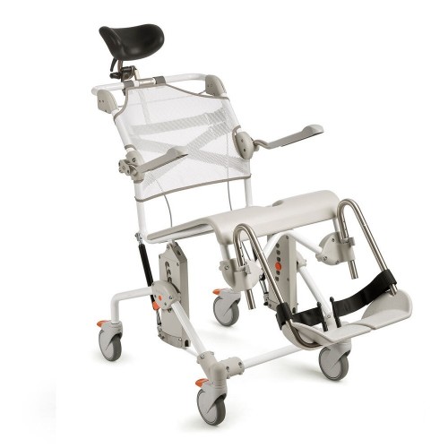 Swift Mobil Tilt-2 - Cadeira Sanitária Rec. Arrast. + Tampa