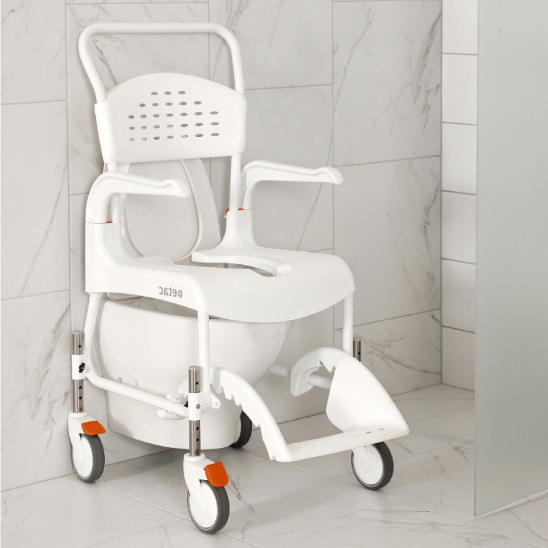 Cadeira de Banho e Sanitária com Altura Ajustável Clean