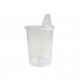 DK - Copo + tampa para acamado transparente, 200ml