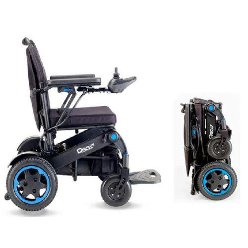 QUICKIE F35 R2 - Cadeira de rodas elétrica, assento 42-52cm (mediante apoio de braços)