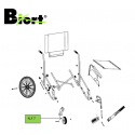 BIORT - Conjunto roda fontal maciça, 200x50  (n.º 7)