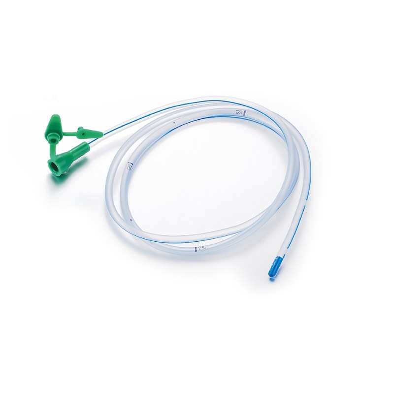 LEVIN - Sonda nasogástrica silicone conector PVC, CH18 (1un)