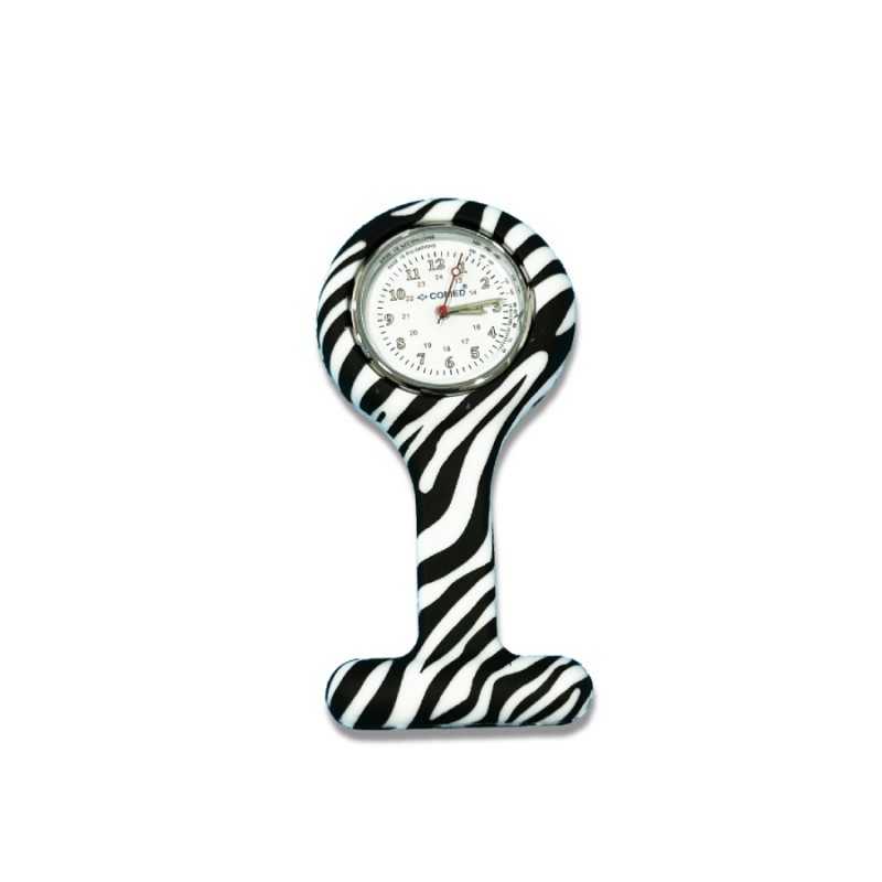Relógio de enfermeira/o - Padrão Zebra