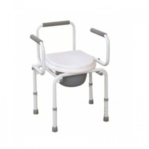 BIORT - Cadeira sanitária altura variável braços rebatíveis