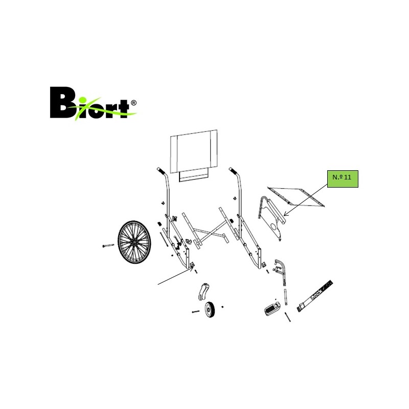 BIORT - Almofada apoio braço PU, Dt.ª (n.º 11)