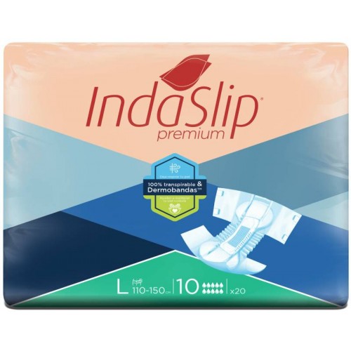 Indas - Fralda de Adulto Indaslip Premium Air Soft L10 (20un)